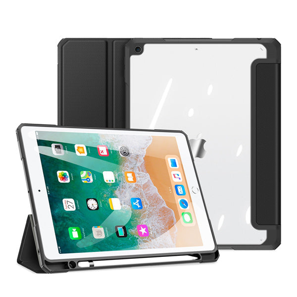 iPad 2017 5th 2018 6th Smart Flip Stand Cover with Pencil Holder
