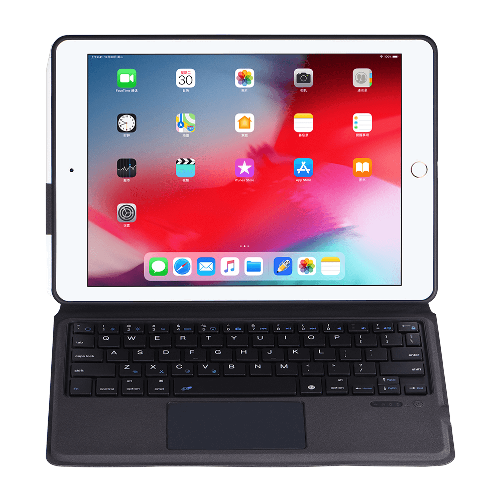 Slim iPad 9.7"/2018/2017/iPad Air 2 Bluetooth Keyboard With PU Leather Case