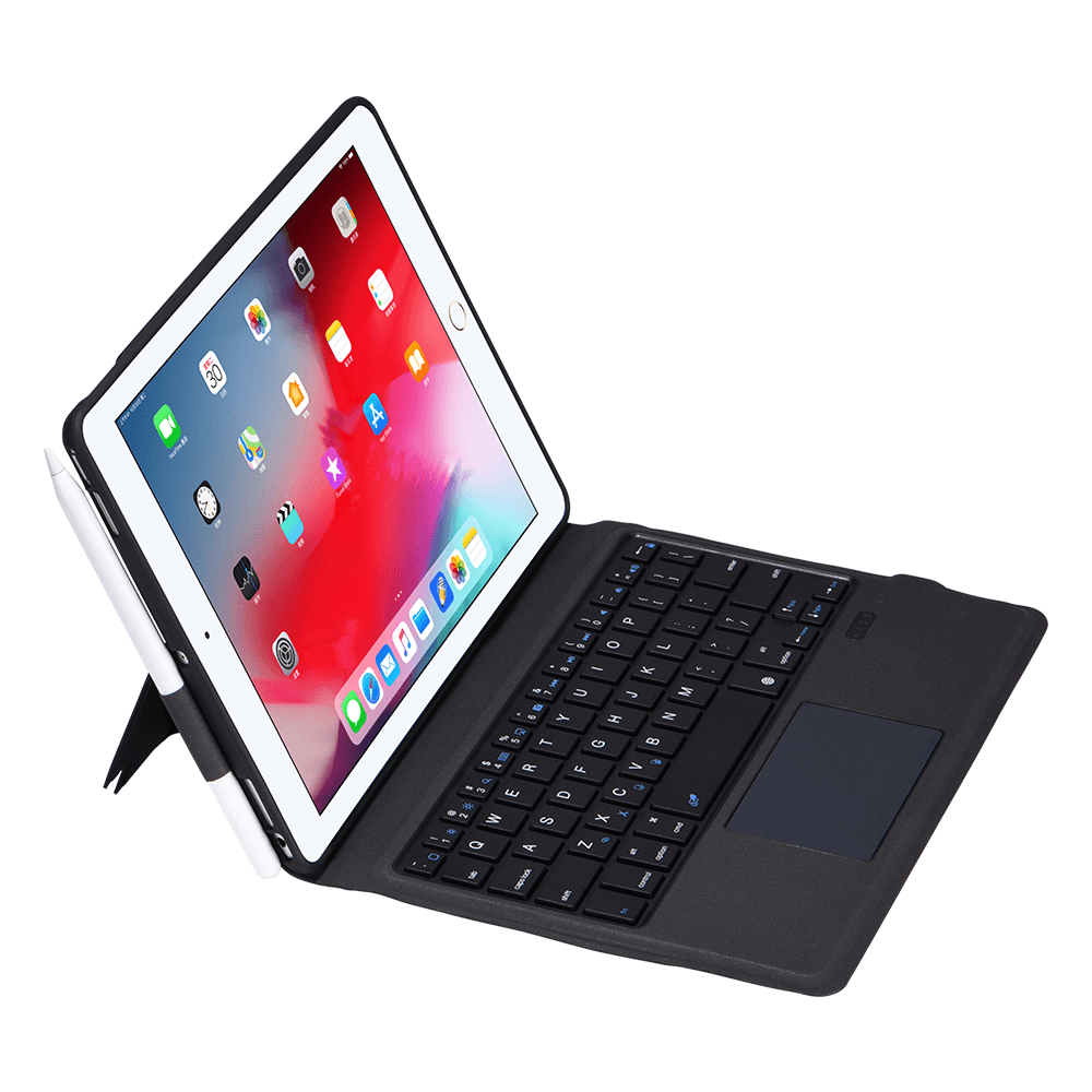 Slim iPad 9.7"/2018/2017/iPad Air 2 Bluetooth Keyboard With PU Leather Case