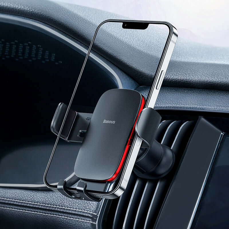 Gravity Car Phone Holder Metal Air Vent Car Mount for 4.7" to 6.7" Phone