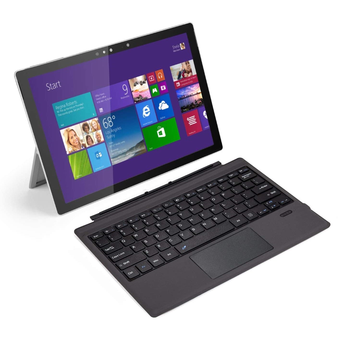 Slim Microsoft Surface Pro 3 / 4 / 5 Pro 2017/ 6 / 7 Wireless Bluetooth Keyboard