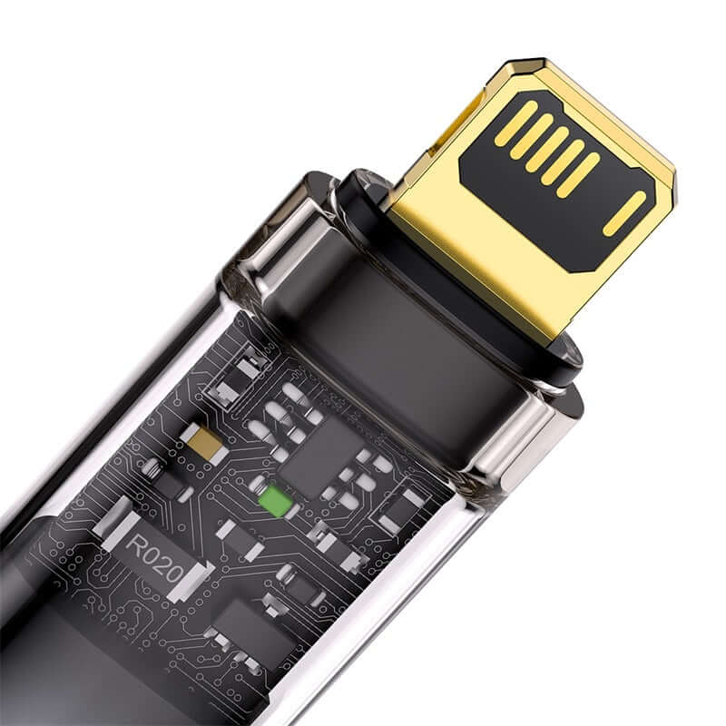 iPhone USB to Lightning Auto Power off Fast Charging Data Cable USB to IP 2.4A 1m