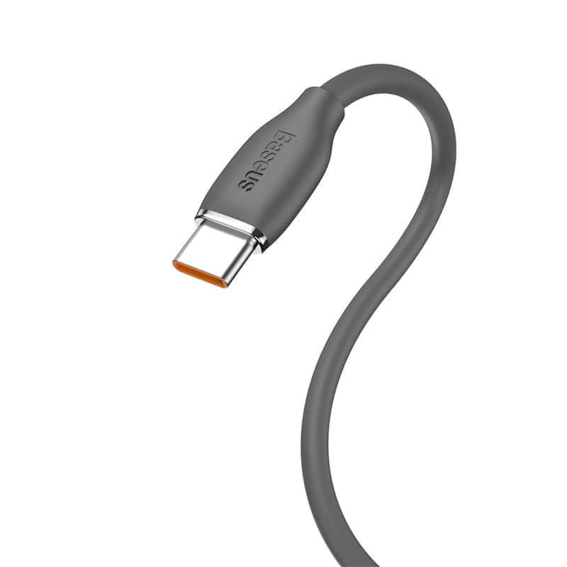 Baseus USB to USB-C / Type C Jelly Liquid Silica Gel Fast Charging Data Cable - Black