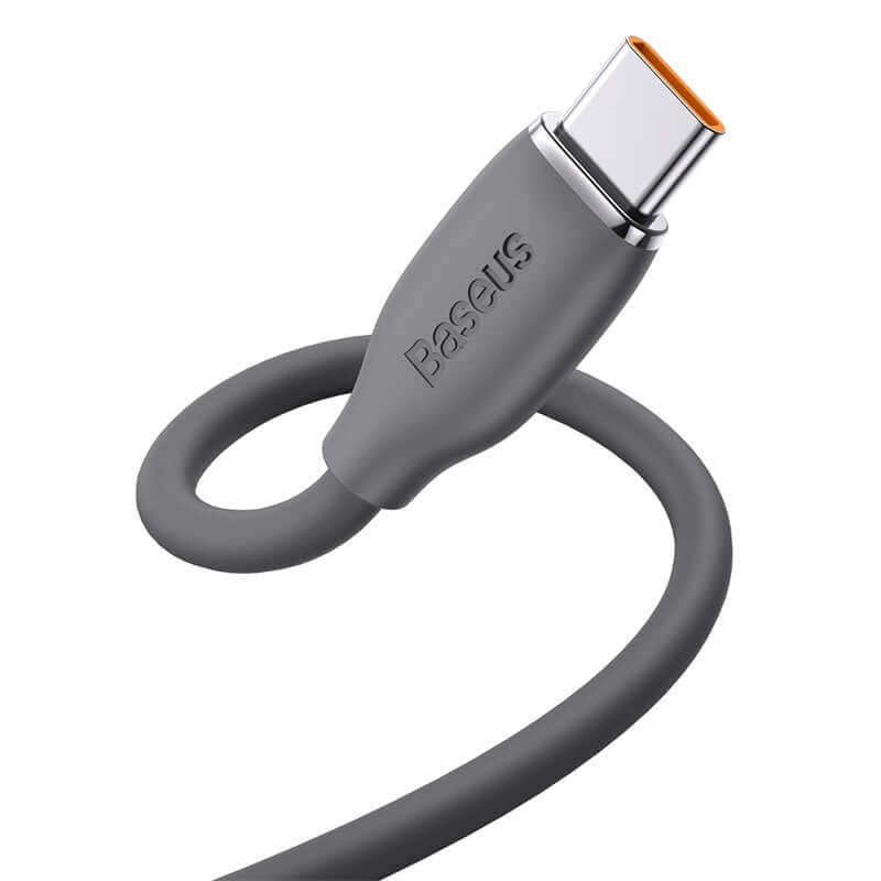 Baseus USB to USB-C / Type C Jelly Liquid Silica Gel Fast Charging Data Cable - Black