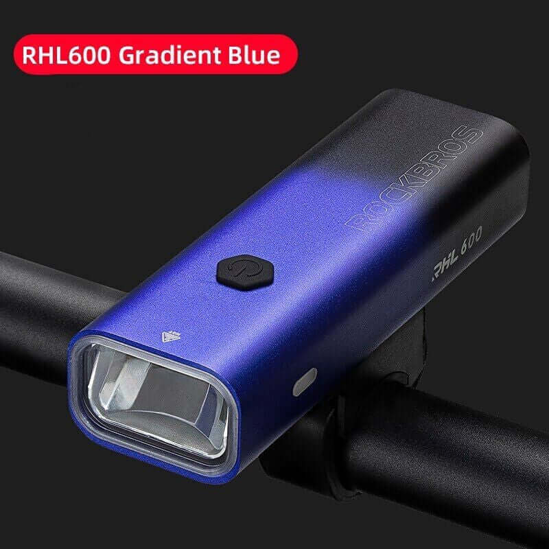 Bicycle Flashlight 600LM Rechargeable Waterproof Bike Handlebar Front Light