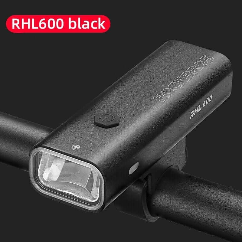 Bicycle Flashlight 600LM Rechargeable Waterproof Bike Handlebar Front Light