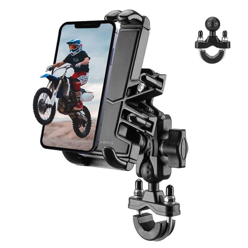 Motorcycle Motorbike Phone Mount Aluminum Alloy shockproof Holder