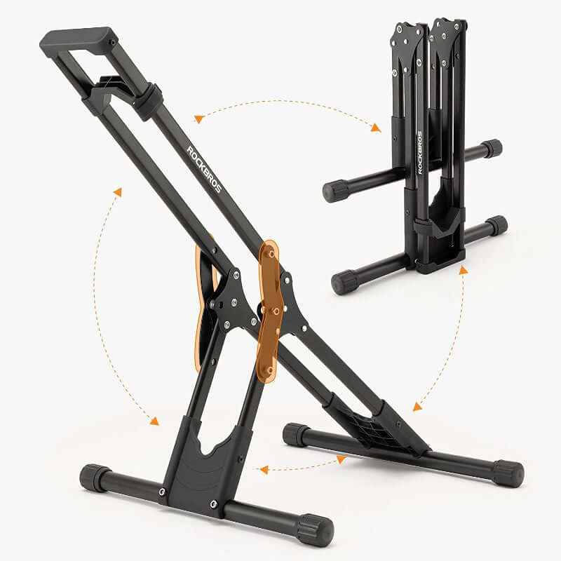 Bicycle Steel Floor Stand Rack For 20" to 29’’ Mountain Road Bike