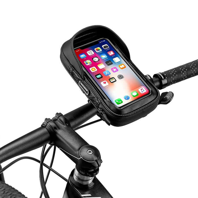 Bicycle Front Handlebar Cell Mobile Phone Holder Bag for Mountain Bike