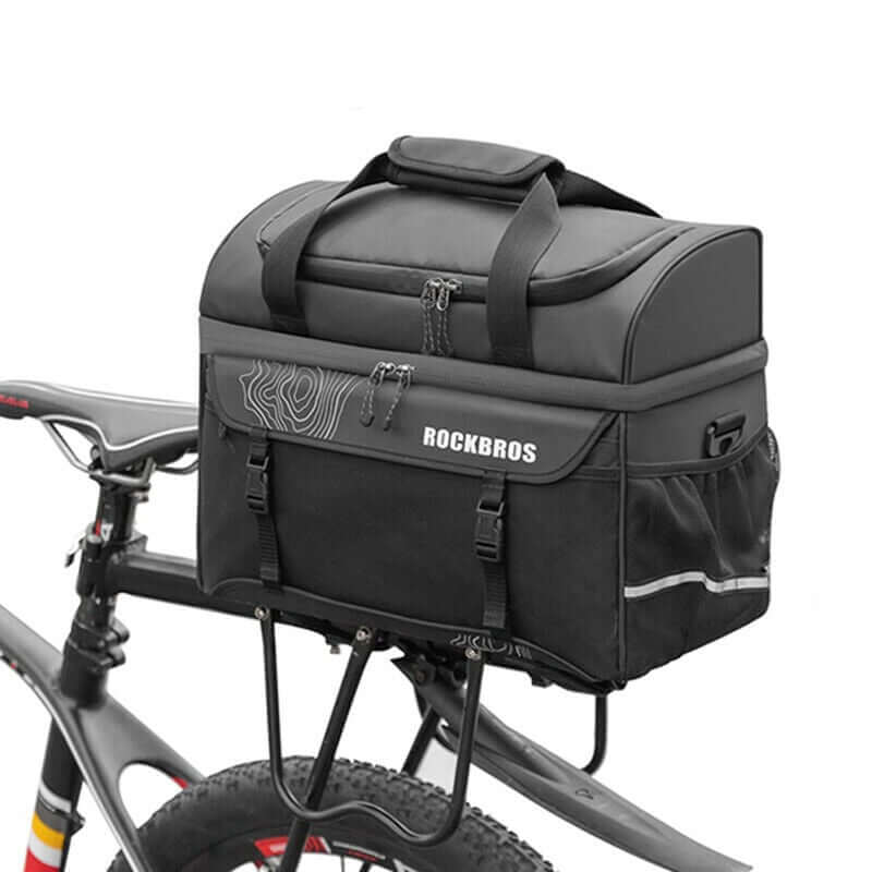 Bike Bicycle Rack Bag 11L Cycling Pannier Carrier Trunk Rack Rear Seat Bag