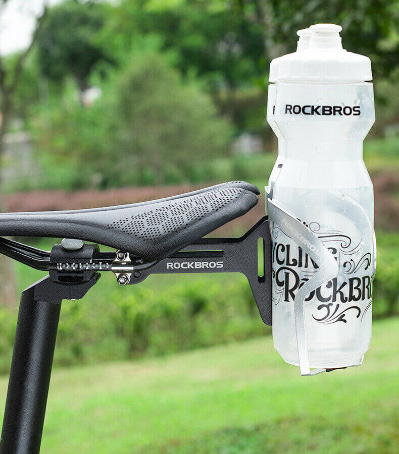 Bike Bicycle Saddle Seat Rear Water Bottle Cage Mount Holder Converter