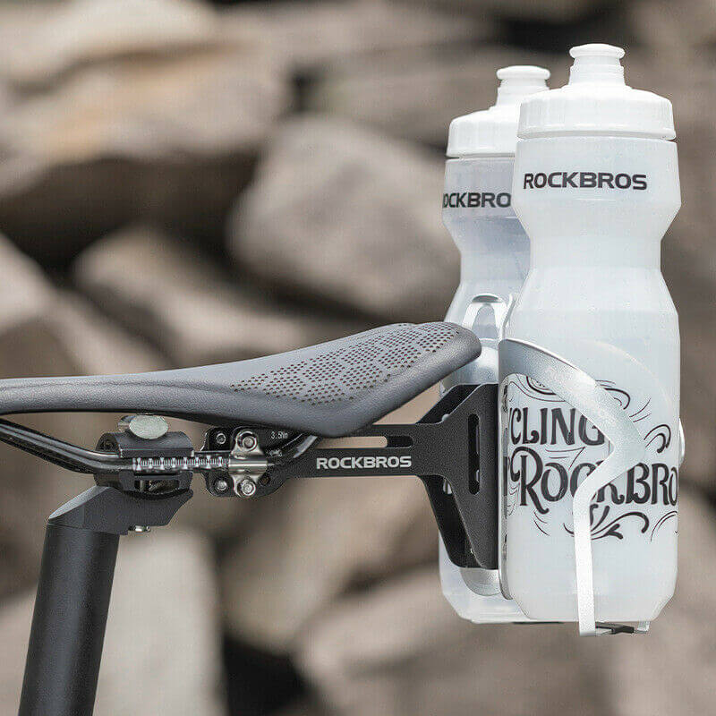 Bike Bicycle Saddle Seat Rear Water Bottle Cage Mount Holder Converter