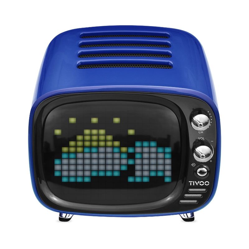 Smart Pixel Art LED Wireless Bluetooth Speaker With Clock Alarm APP Control