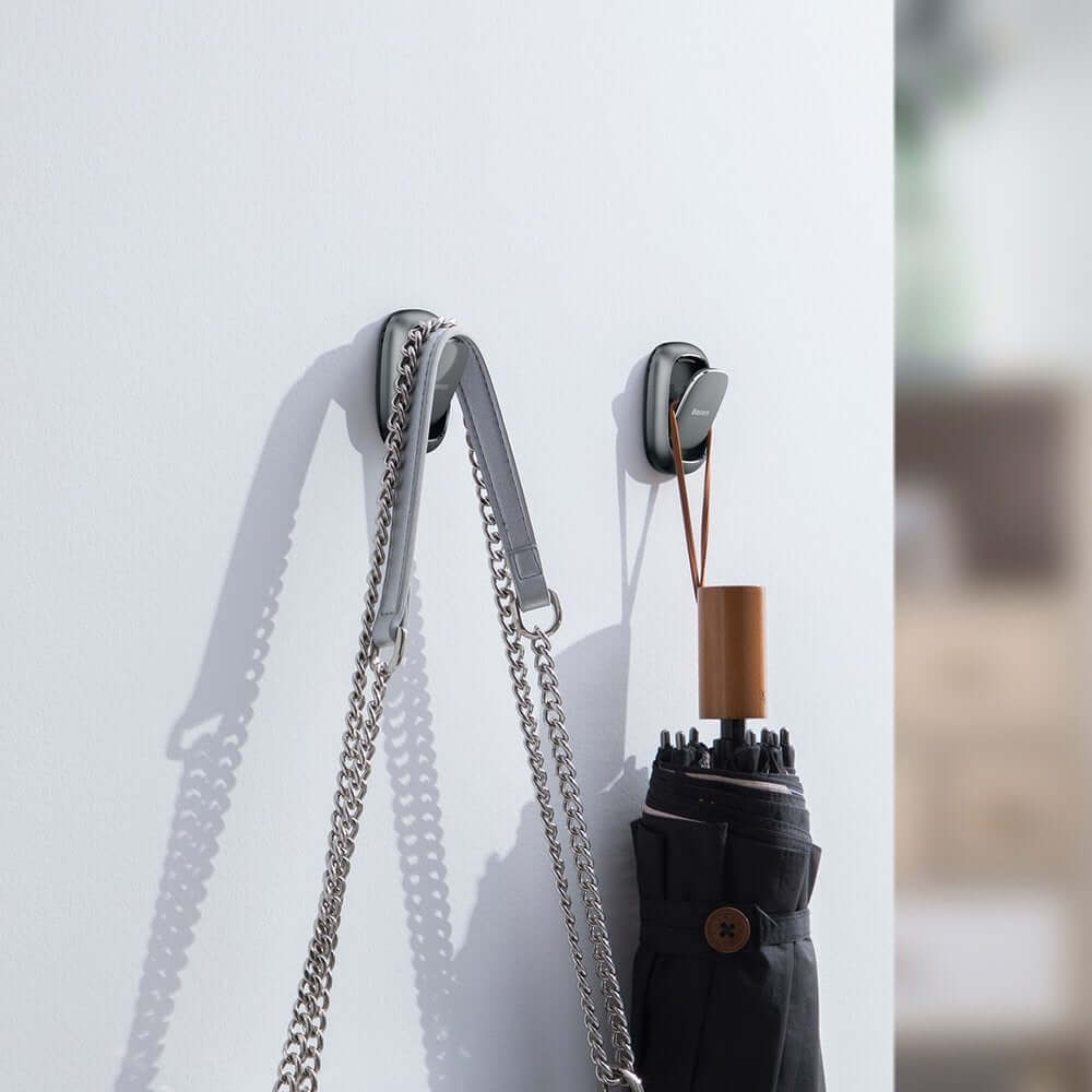 2 pcs self-adhesive car vehicle home hanger clip hook holder