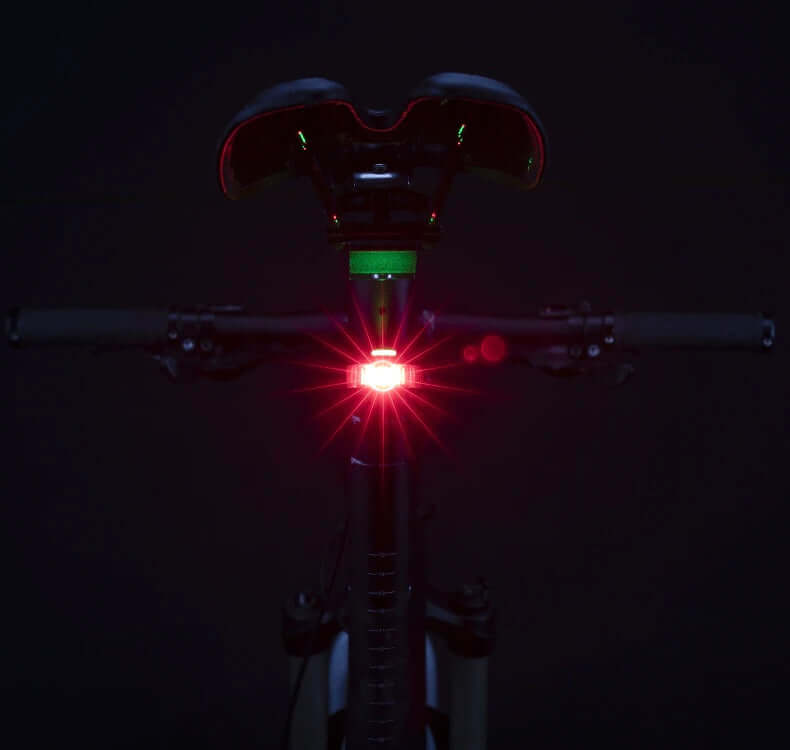 Bicycle Bike Rear Light Tail Light Led USB Rechargeable Ultralight Warning Light