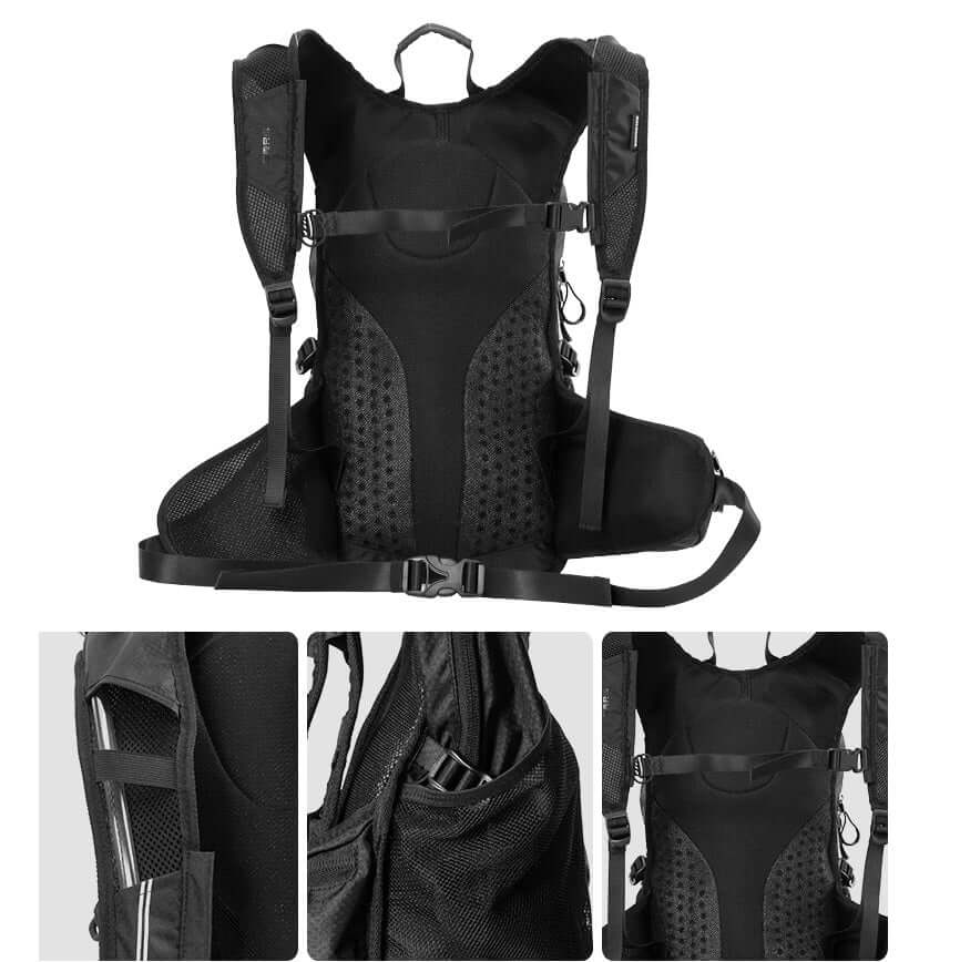 Cycling Hiking Backpack for Outdoor Camping Climbing Travel Bag-Black