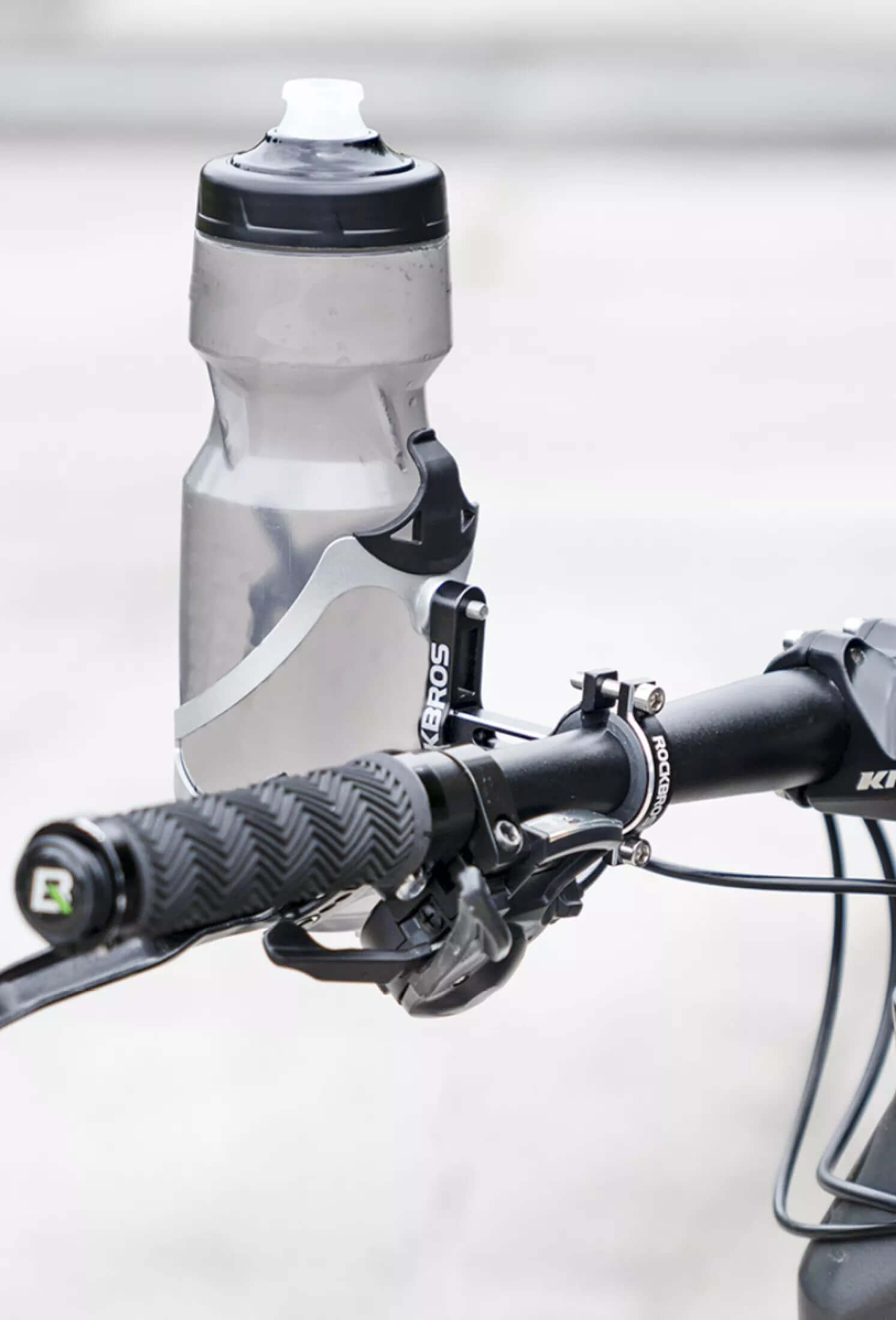 Bicycle Handlebar Seat Water Bottle Cage Holder Converter 360° Rotatable