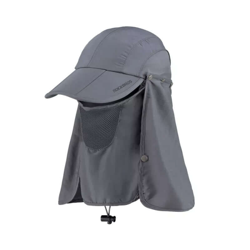 Sun UV Protection Head Hat Cap with Balaclava Removable Full Face Scarf for Hiking Outdoor Cycling