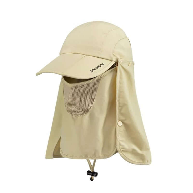 Sun UV Protection Head Hat Cap with Balaclava Removable Full Face Scarf for Hiking Outdoor Cycling