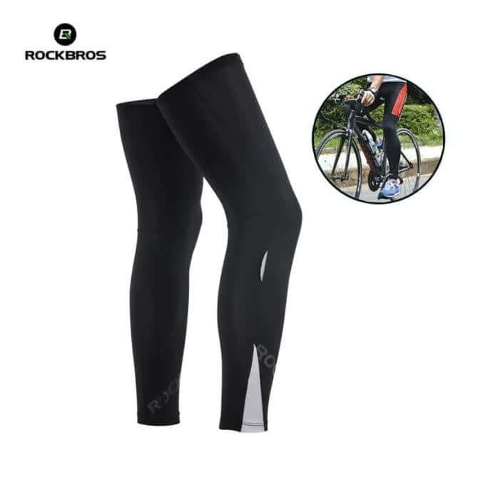 Outdoor Sport Cycling Leg Sleeve Legwarmer Leg Warmers UV Protection 1 Pair