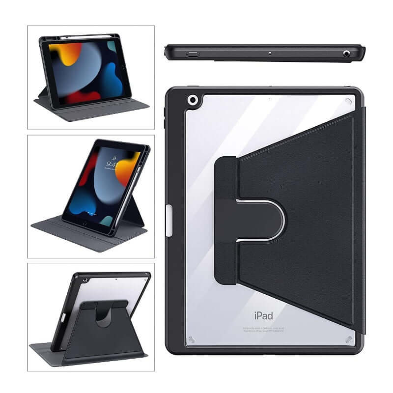 iPad 7th/8th/9th 10.2"  2021/2020/2019 360 degree Rotation Stand Protective Case