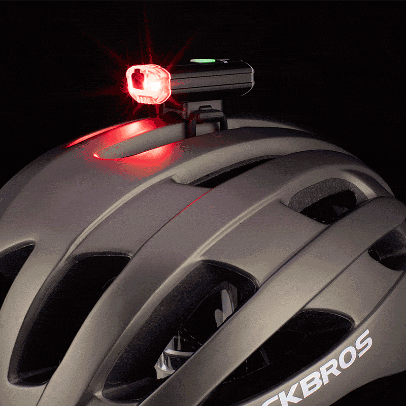 Bicycle Helmet Light USB Rechargeable Flashlight Bike Headlight Taillight