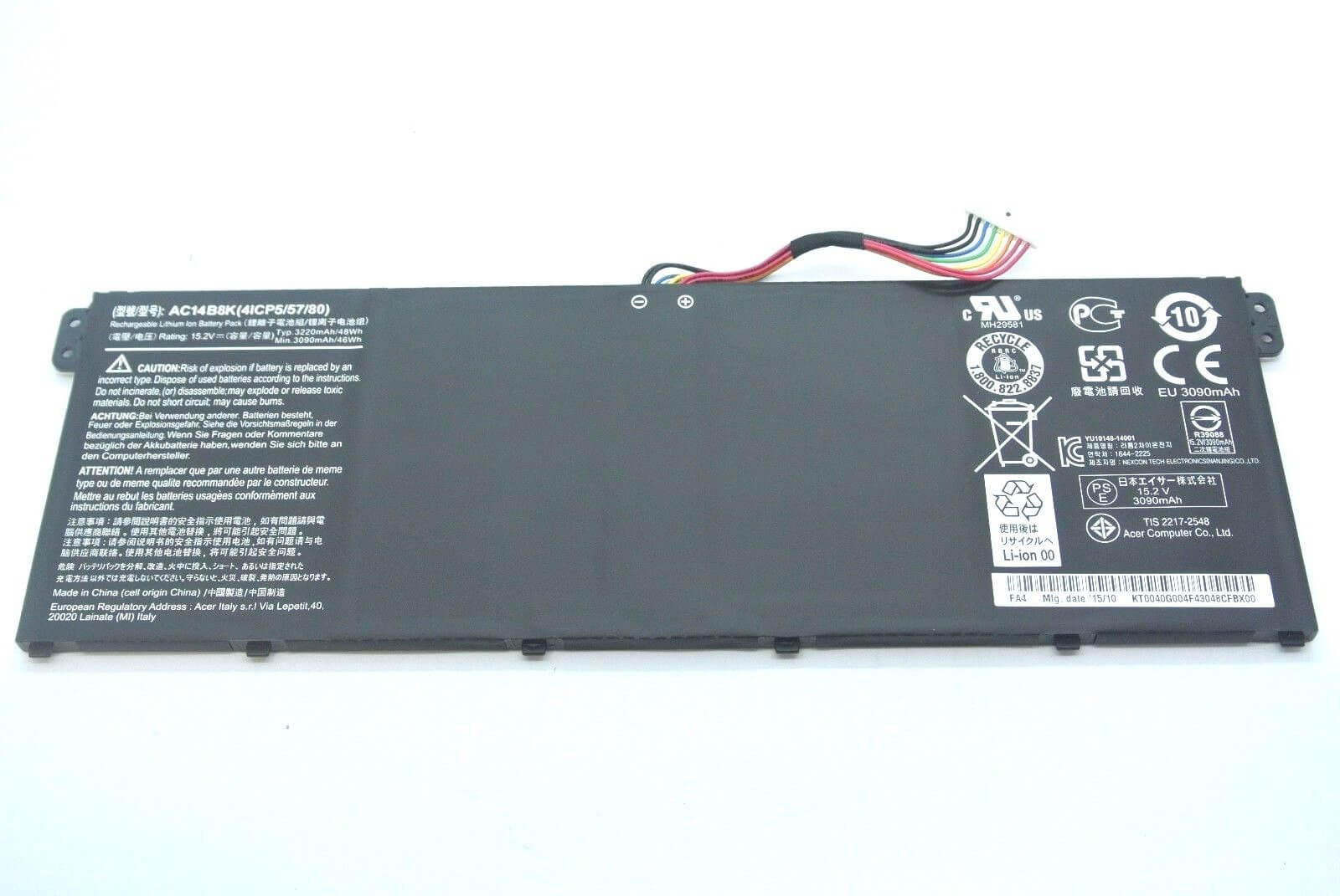 AC14B8K Acer internal V3-371 V3-111 ES1-511 E5-771G ES1-511 Battery