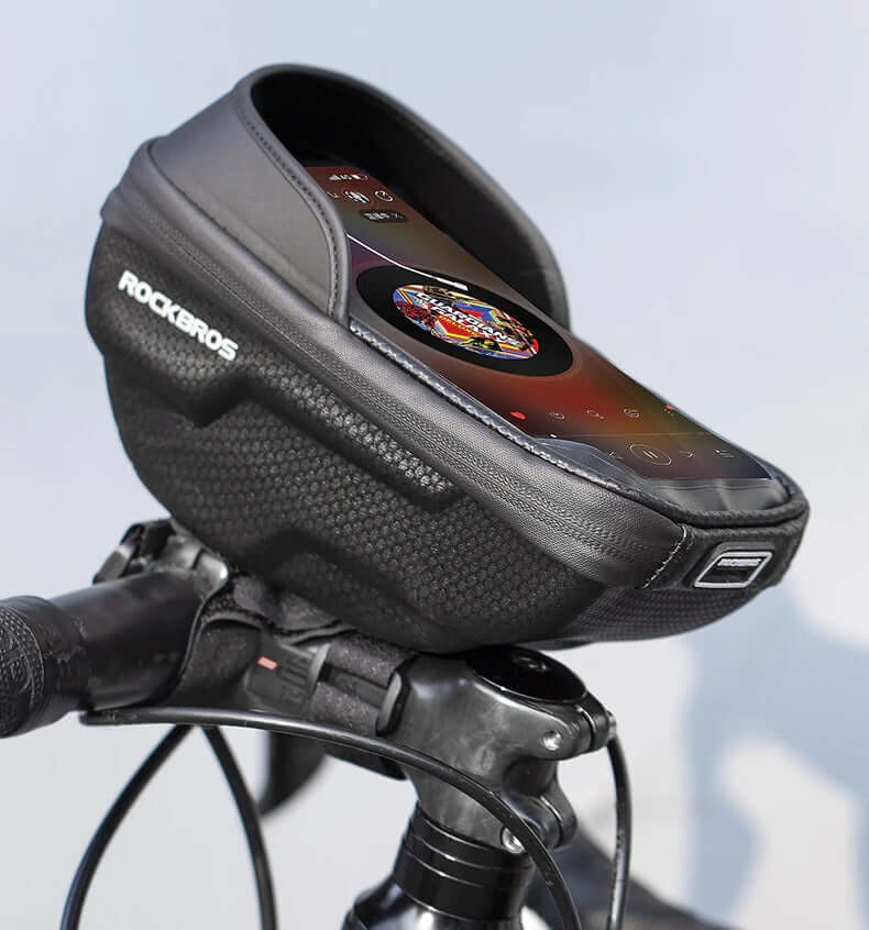 Waterproof Cycling Bicycle Bike upper pipe Handlebar Bag Fit below 6.5" Phone