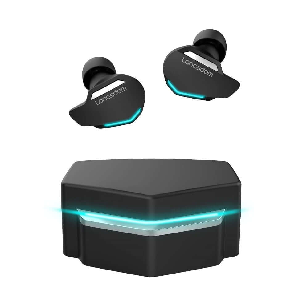 Gaming TWS LED Wireless Earphone Bluetooth Earbuds with Mic