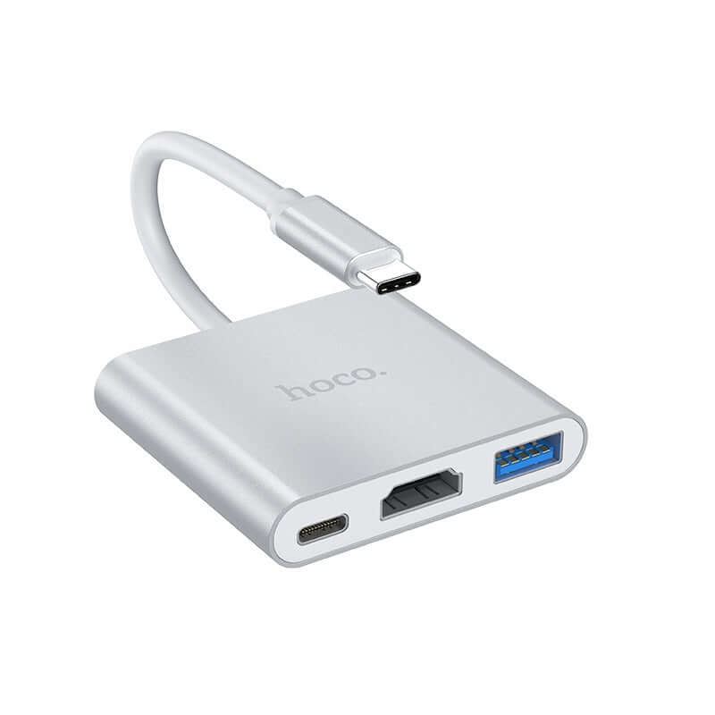 3-in-1 Type C USB C HUB Adapter USB Splitter for MacBook Laptop with Type C Port