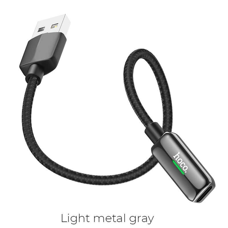 Digital audio conversion cable for Lightning charging and data transmission with LED indicator