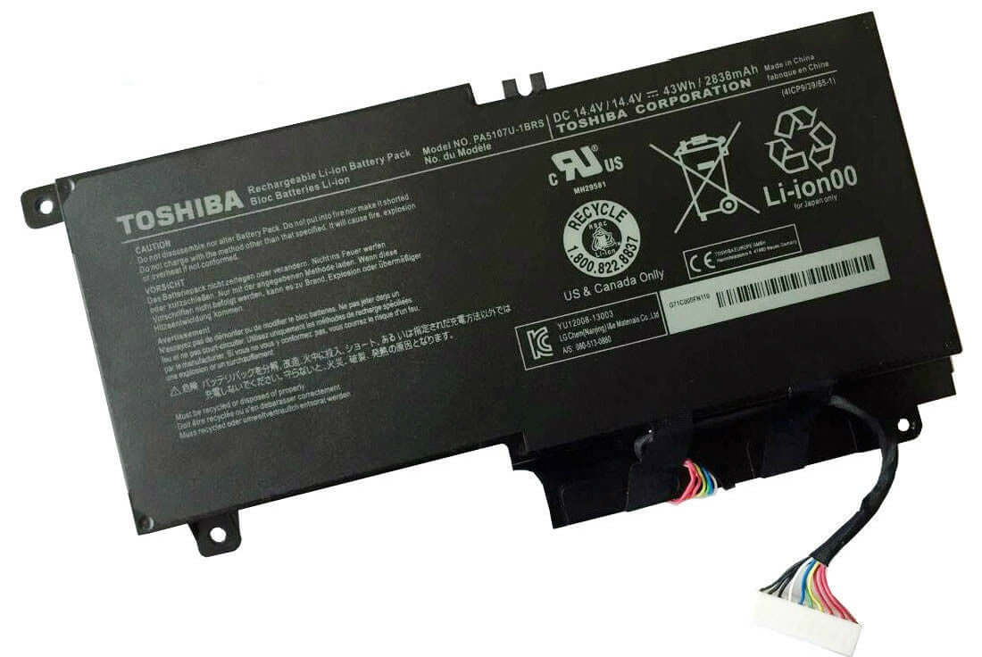 Toshiba Satellite PA5107U-1BRS L40 L55 P50 P55 P55T S55 internal Battery