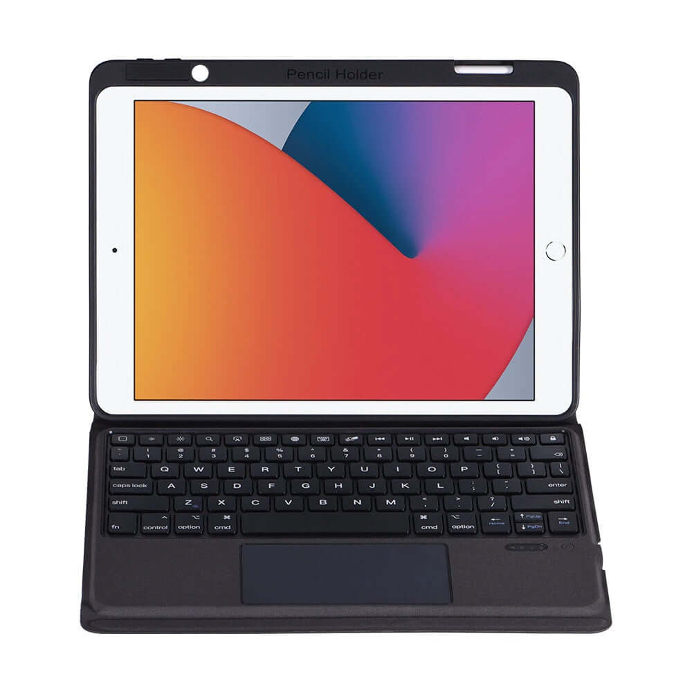 iPad 10.2" 7th 8th/9th 2019 2020 2021 Backlit Bluetooth trackpad keyboard with Protective Case
