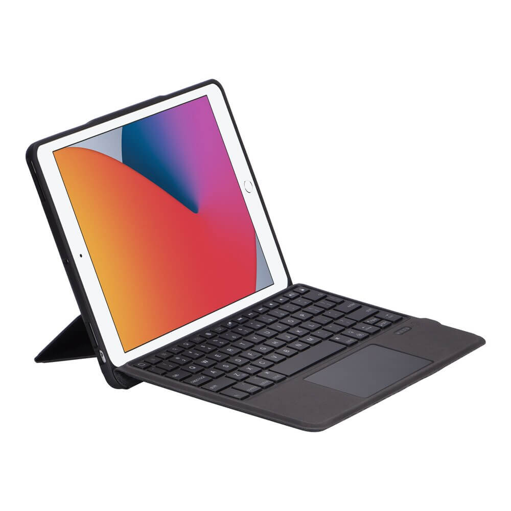 iPad 10.2" 10.5" Trackpad Bluetooth Keyboard with Detachable Stand Case