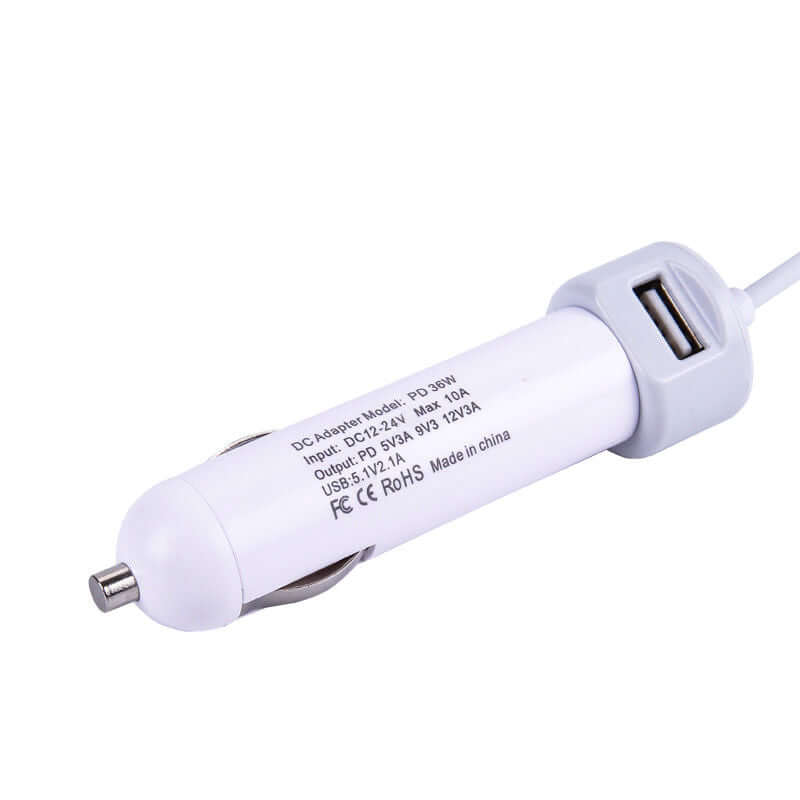 Laptop MacBook 12" A1534 36W USB C Type C Car Charger Adapter Dual USB