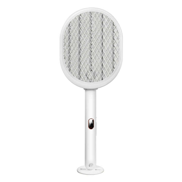 Electronic Mosquito Swatter Folding Digital Display Electric Mosquito Racket